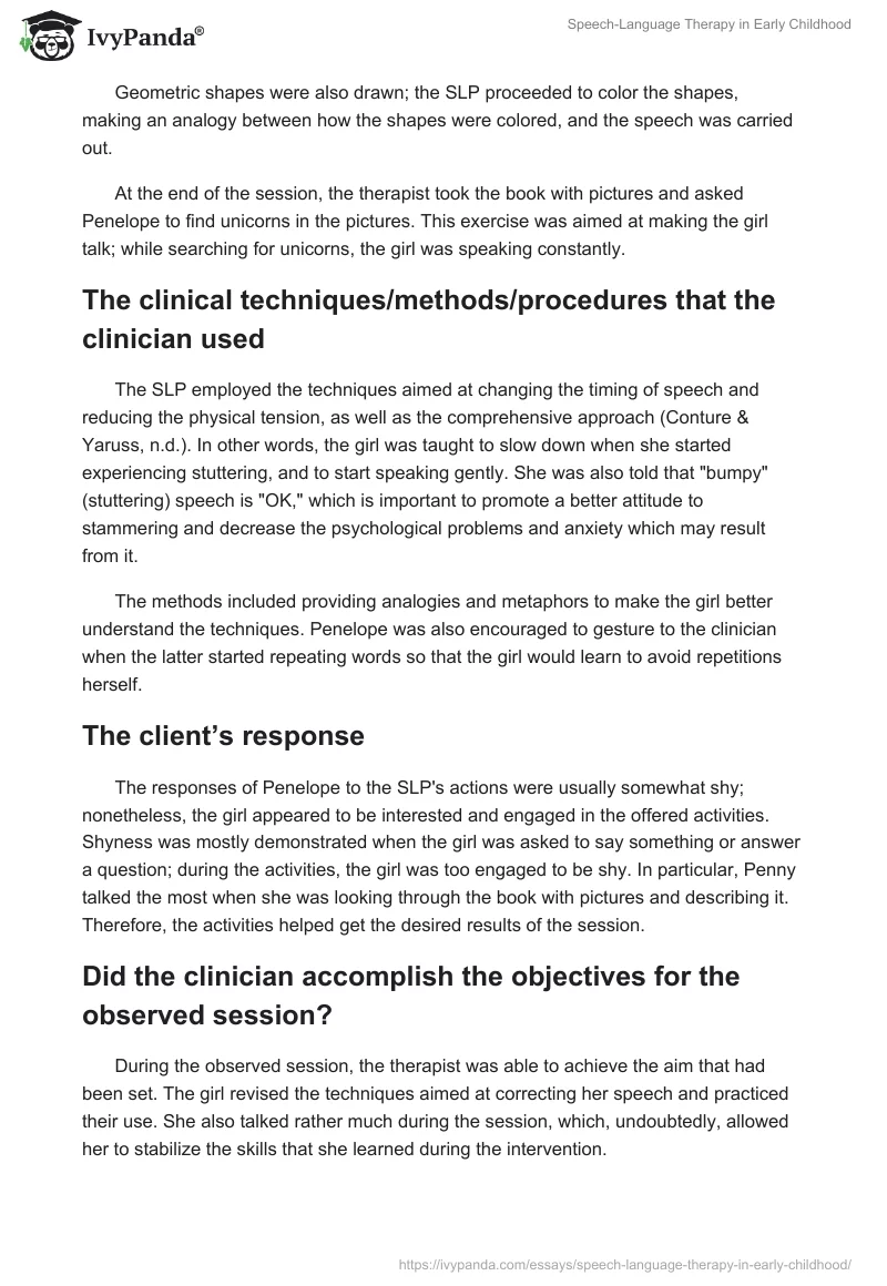 Speech-Language Therapy in Early Childhood. Page 3
