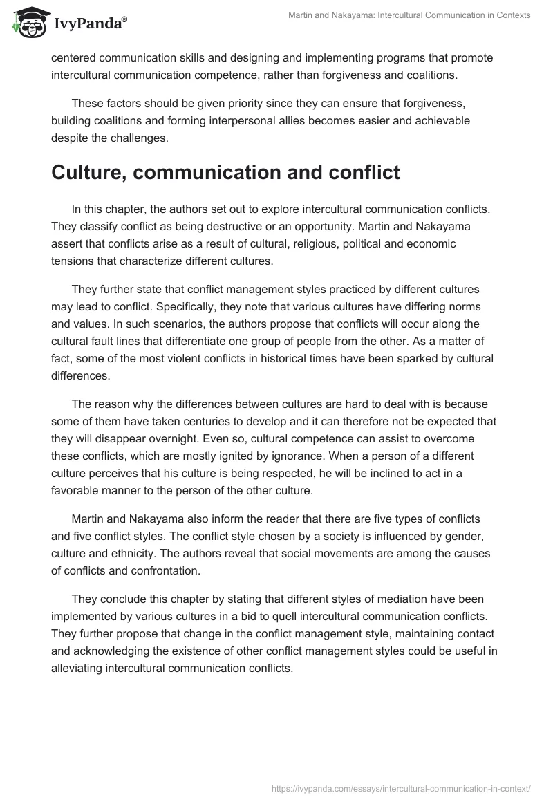 Martin and Nakayama: Intercultural Communication in Contexts. Page 5