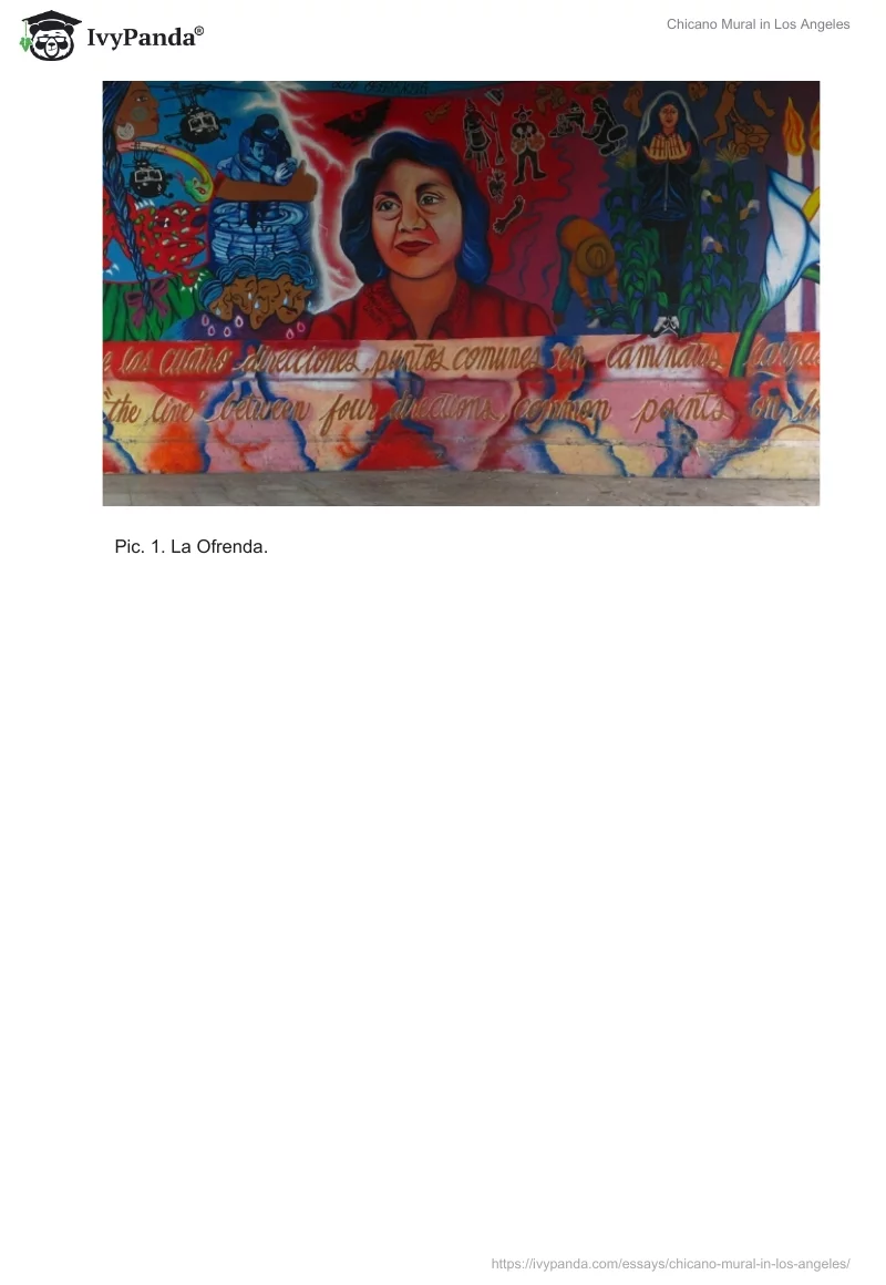 Chicano Mural in Los Angeles. Page 2