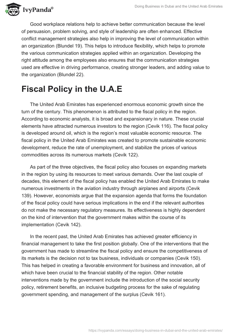 Doing Business in Dubai and the United Arab Emirates. Page 2