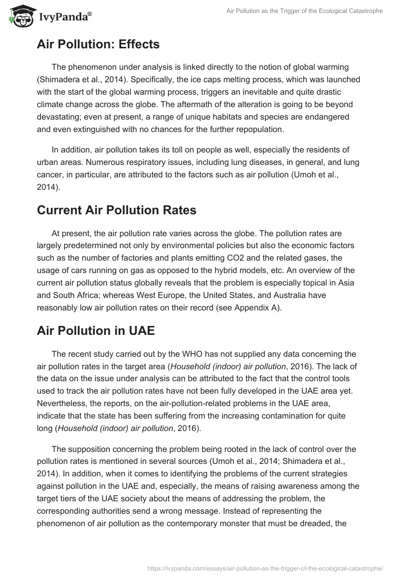 Air Pollution as the Trigger of the Ecological Catastrophe. Page 3