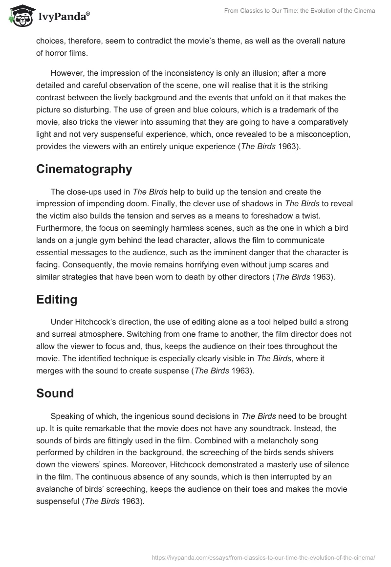 From Classics to Our Time: the Evolution of the Cinema. Page 4