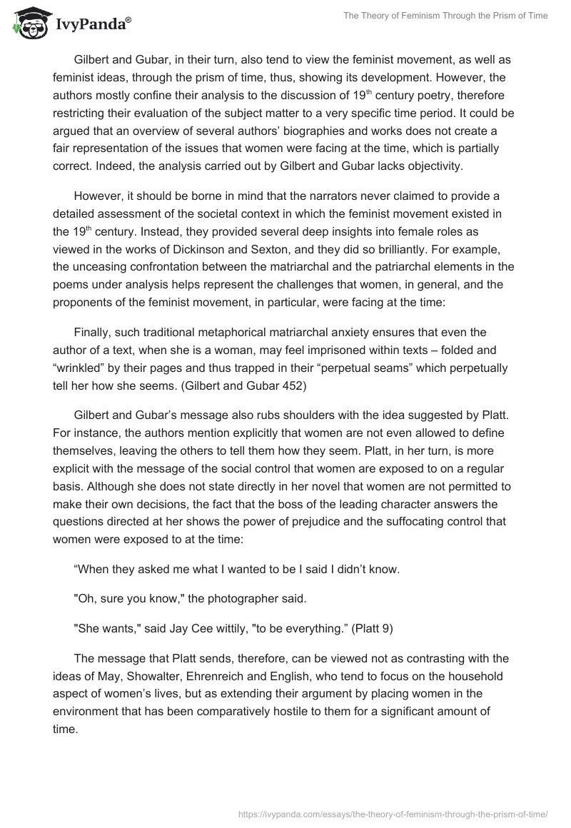 The Theory of Feminism Through the Prism of Time. Page 3