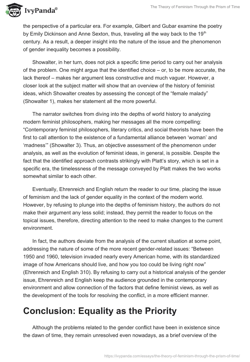The Theory of Feminism Through the Prism of Time. Page 5