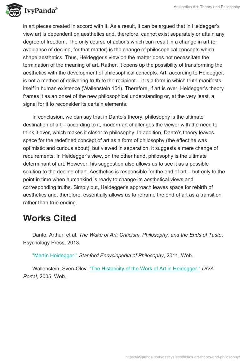 Aesthetics Art: Theory and Philosophy. Page 4