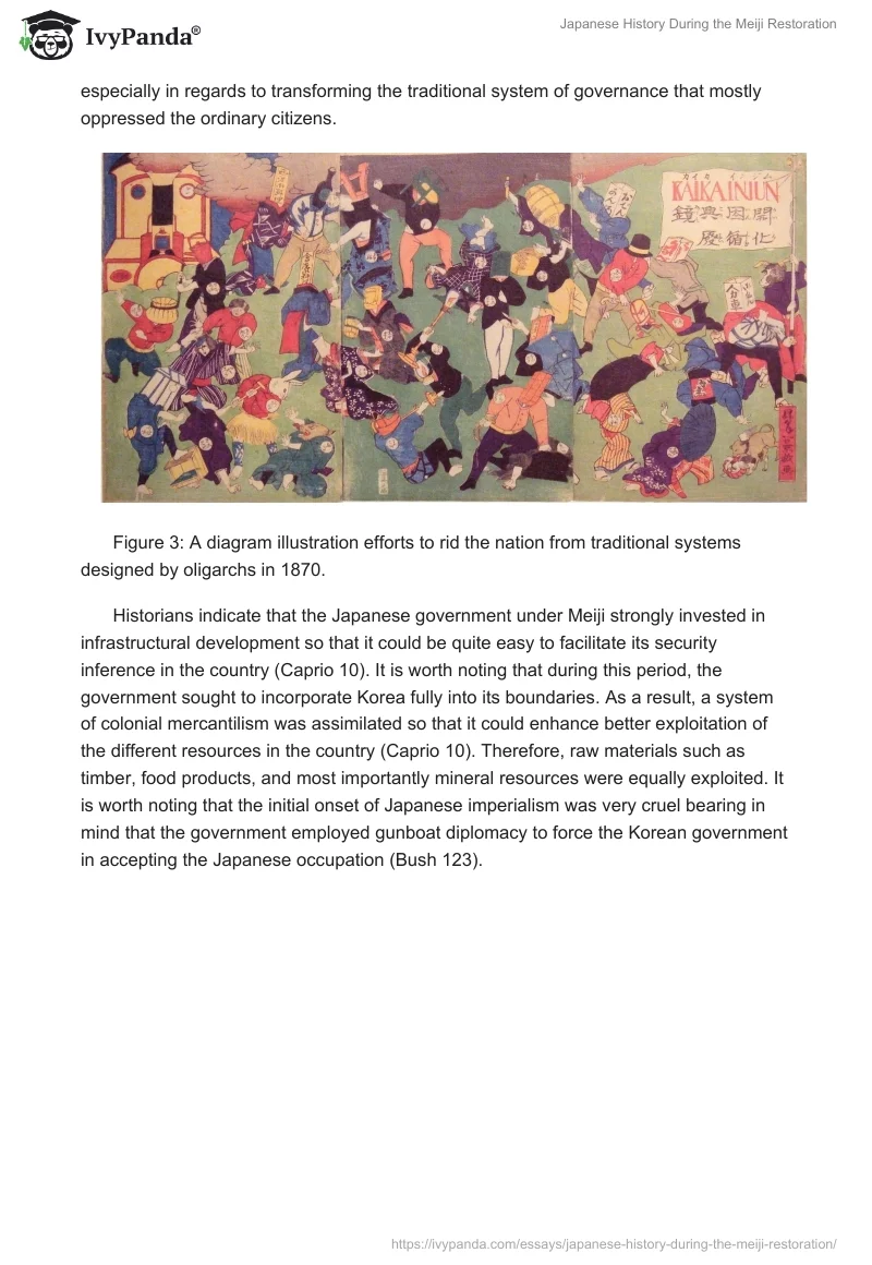 Japanese History During the Meiji Restoration. Page 4