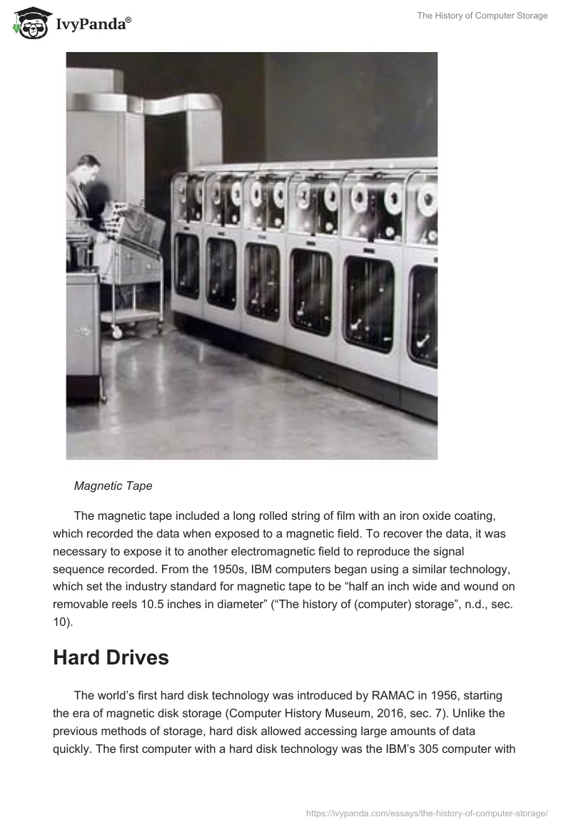 The History of Computer Storage. Page 3