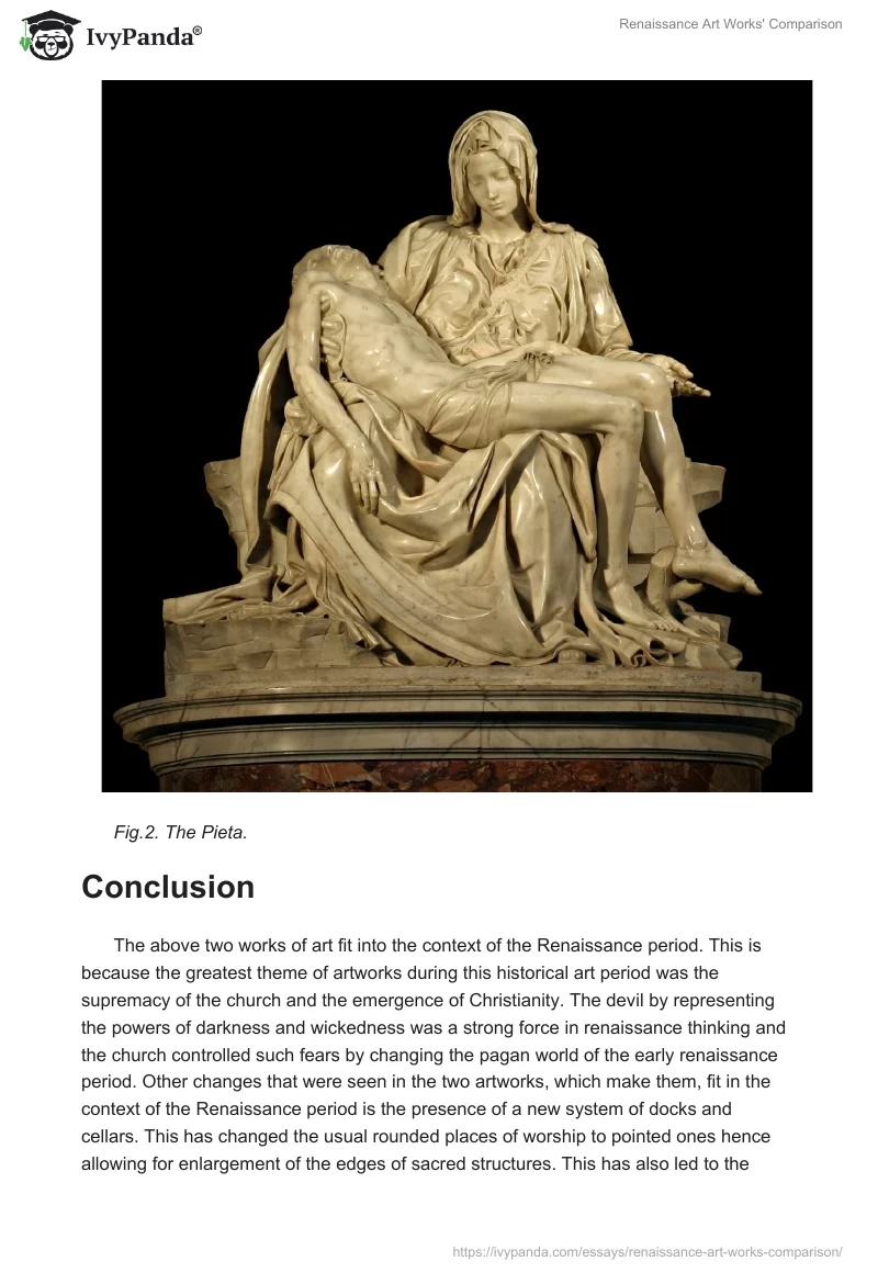 Renaissance Art Works' Comparison. Page 5