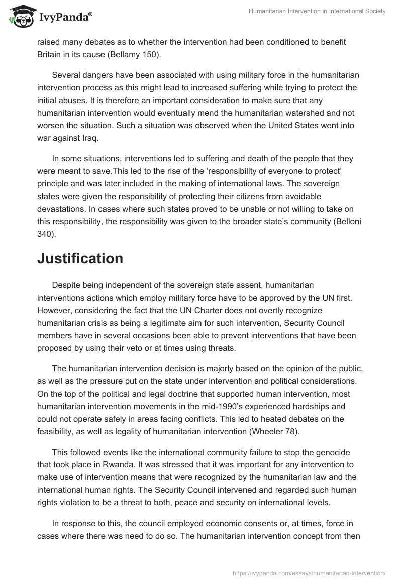 Humanitarian Intervention in International Society. Page 3