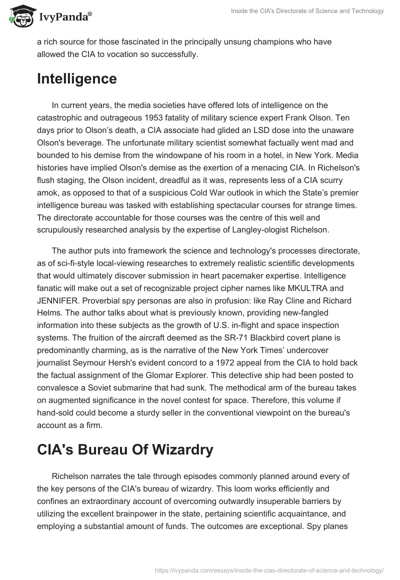 Inside the CIA's Directorate of Science and Technology. Page 2