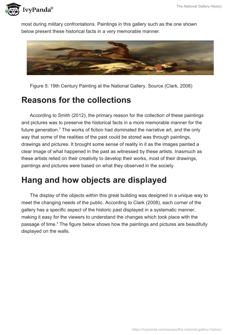 The National Gallery History. Page 5