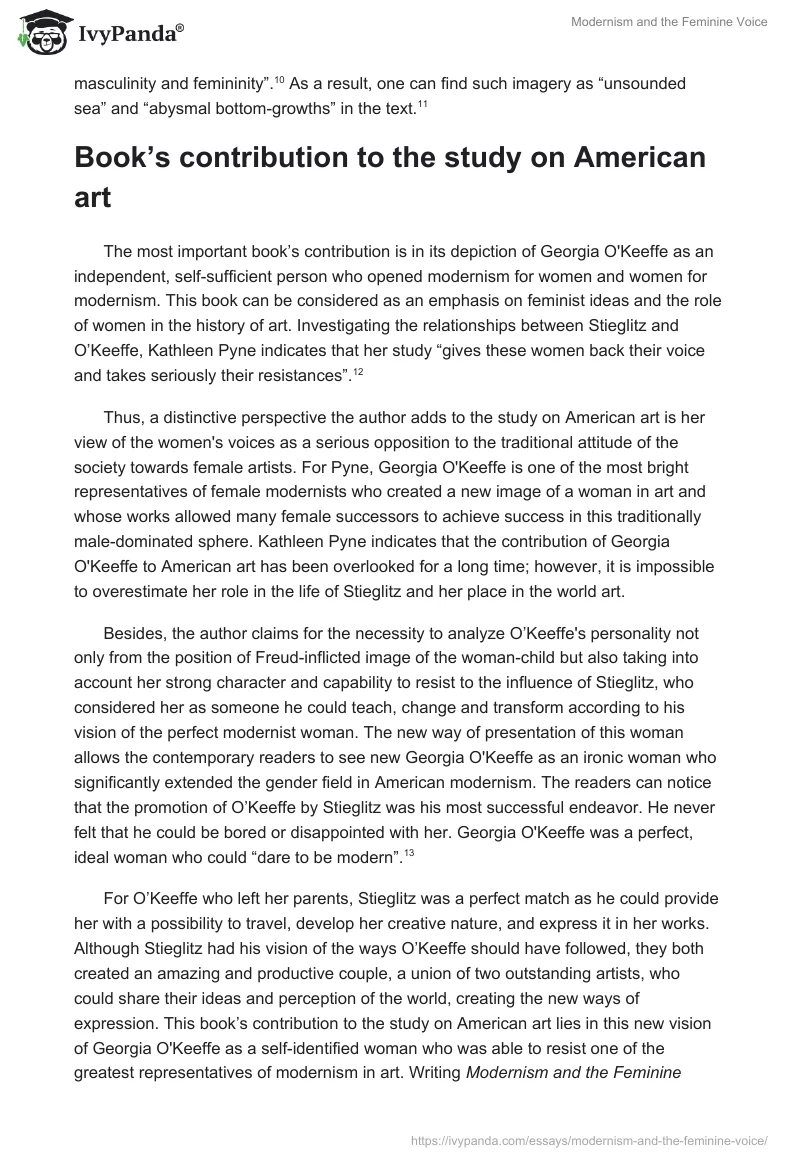 Modernism and the Feminine Voice. Page 5