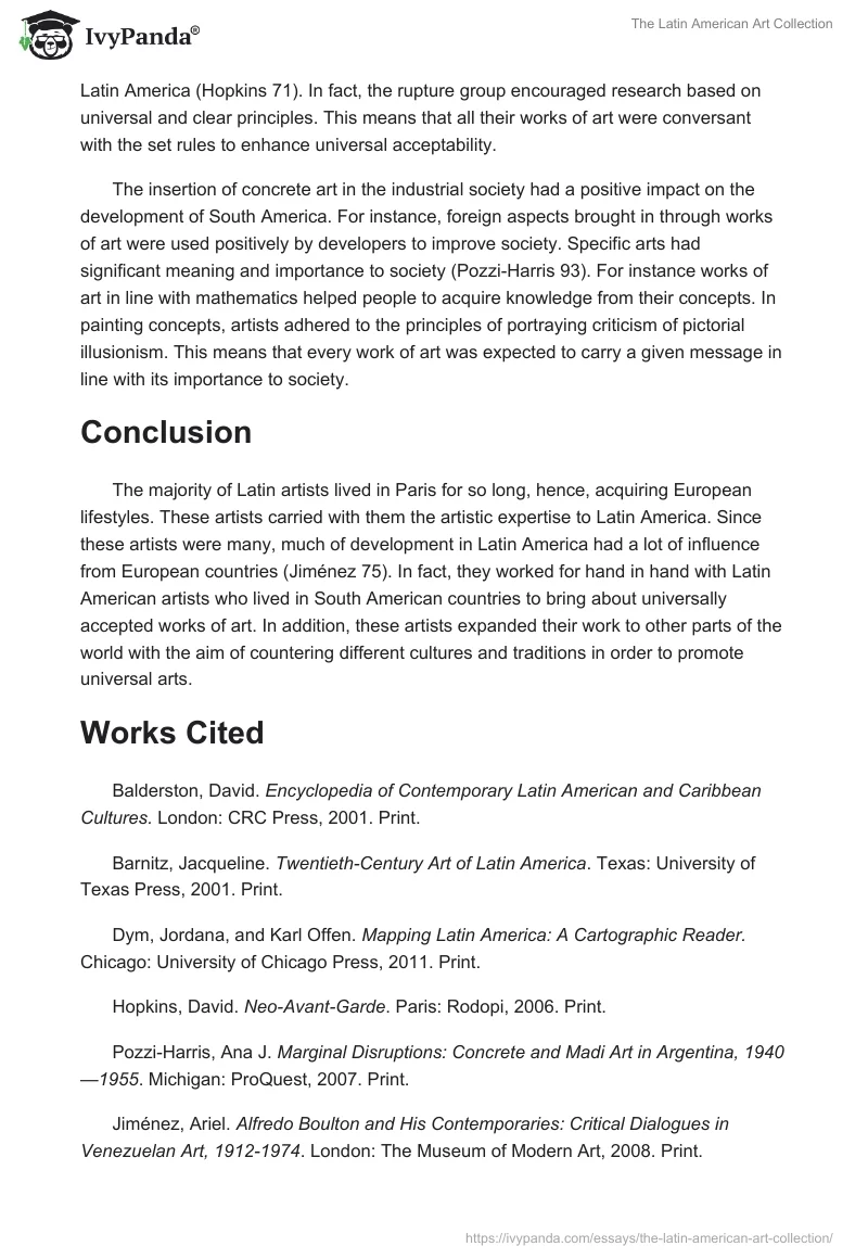 The Latin American Art Collection. Page 2