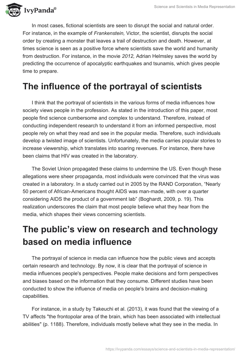 Science and Scientists in Media Representation. Page 4