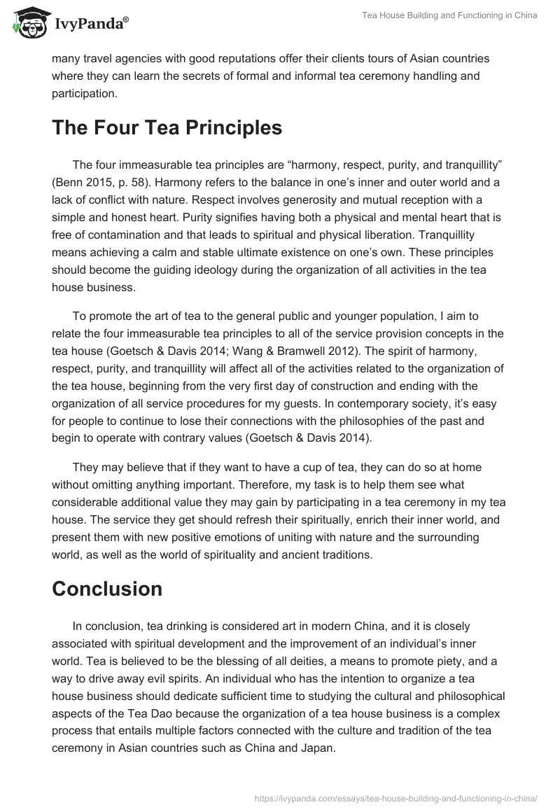 Tea House Building and Functioning in China. Page 5