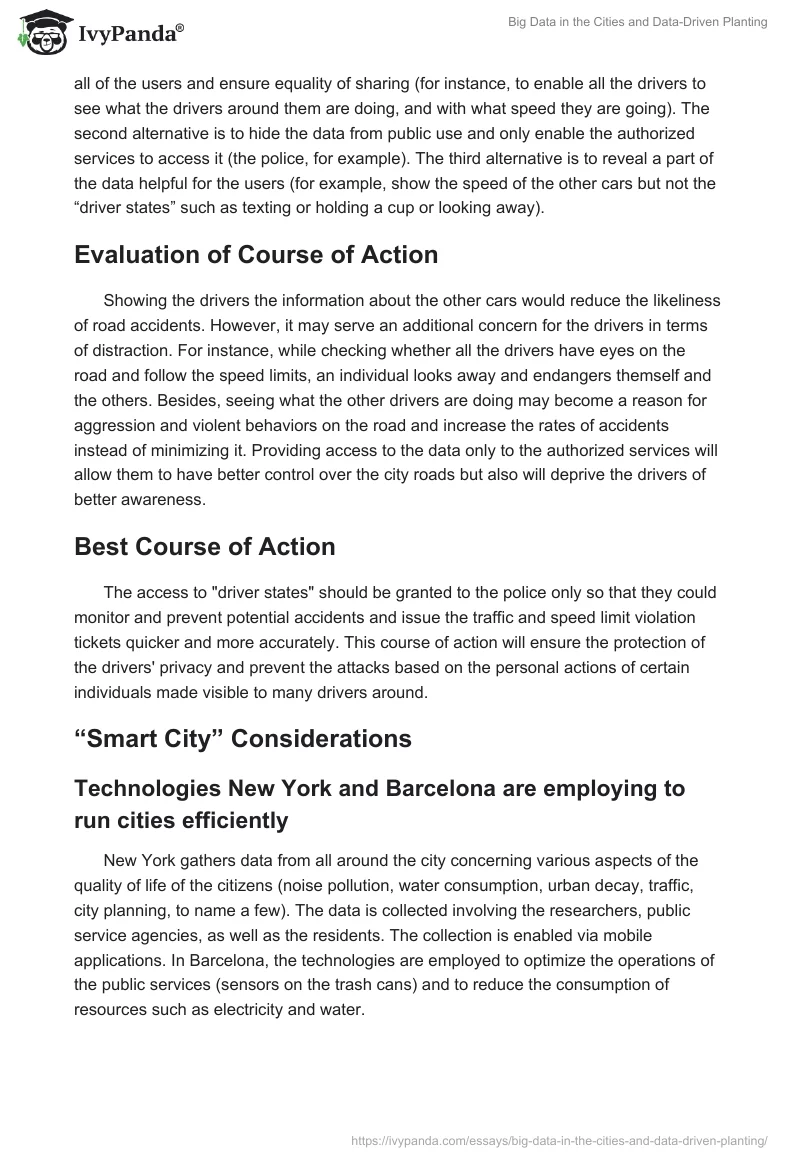 Big Data in the Cities and Data-Driven Planting. Page 2