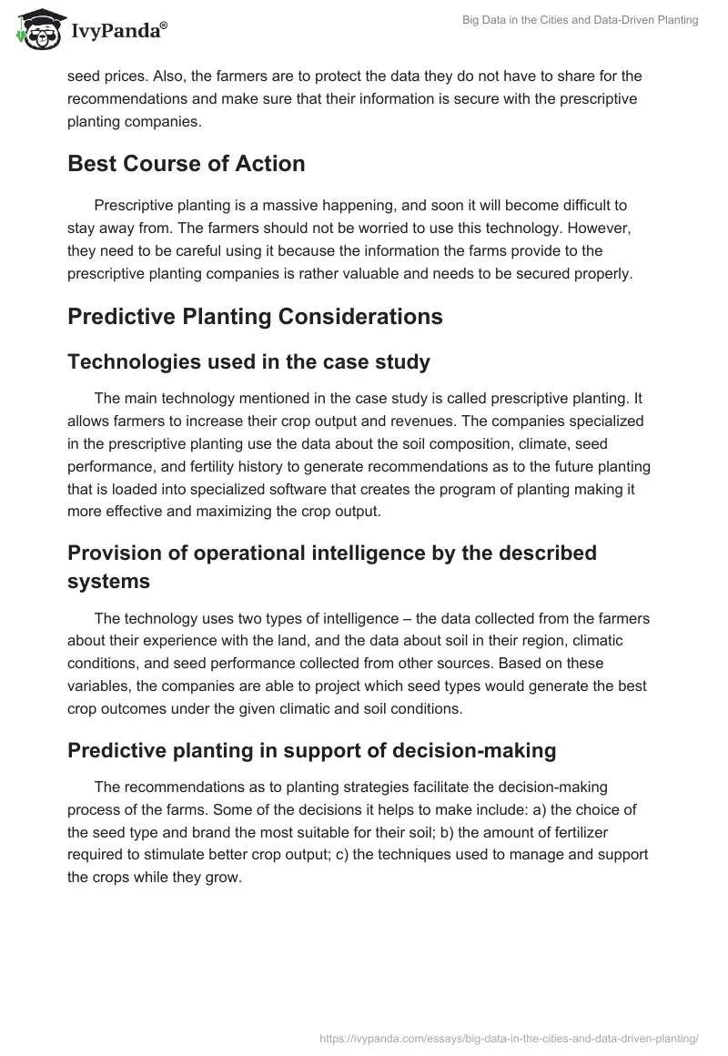 Big Data in the Cities and Data-Driven Planting. Page 5
