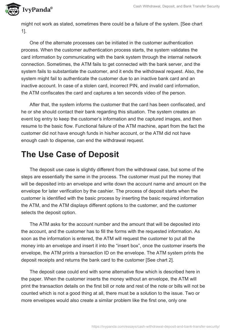Cash Withdrawal, Deposit, and Bank Transfer Security. Page 2