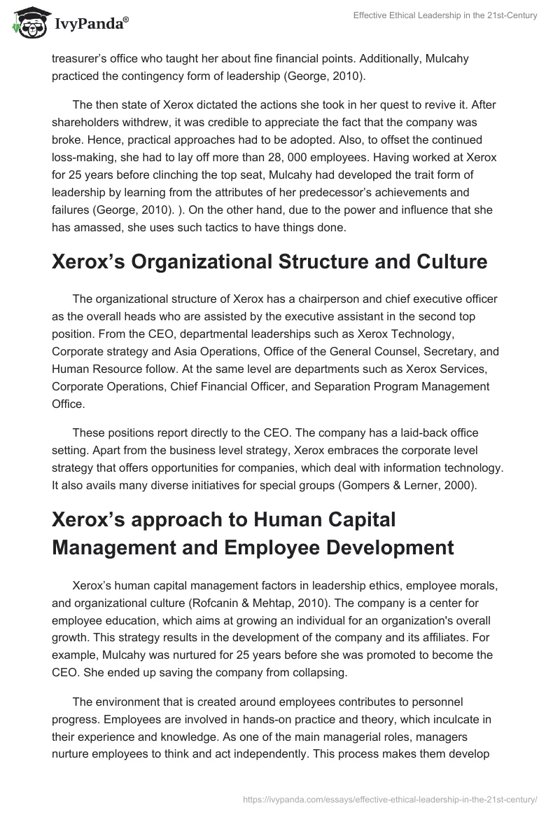 Effective Ethical Leadership in the 21st-Century. Page 2