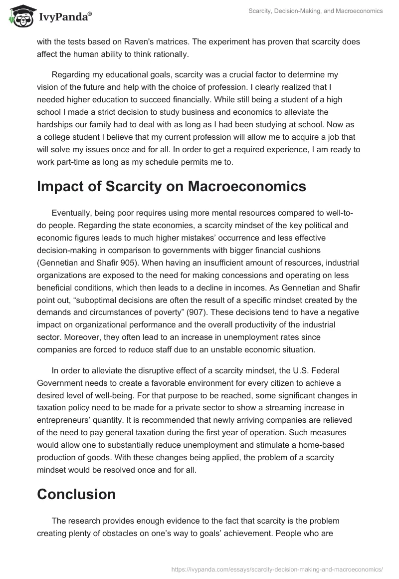 Scarcity, Decision-Making, and Macroeconomics. Page 2