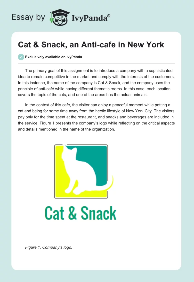 Cat & Snack, an Anti-cafe in New York. Page 1