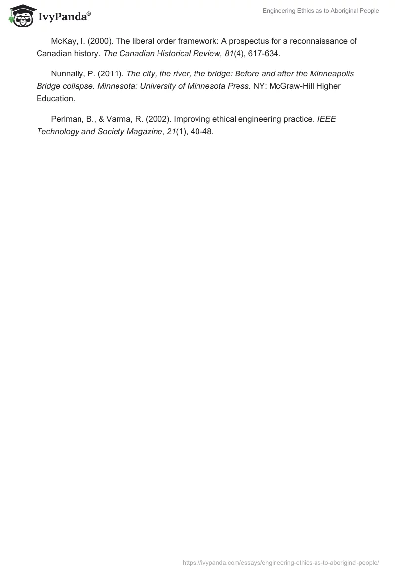 Engineering Ethics as to Aboriginal People. Page 5