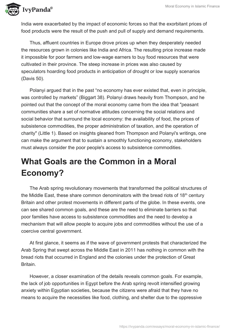Moral Economy in Islamic Finance. Page 3