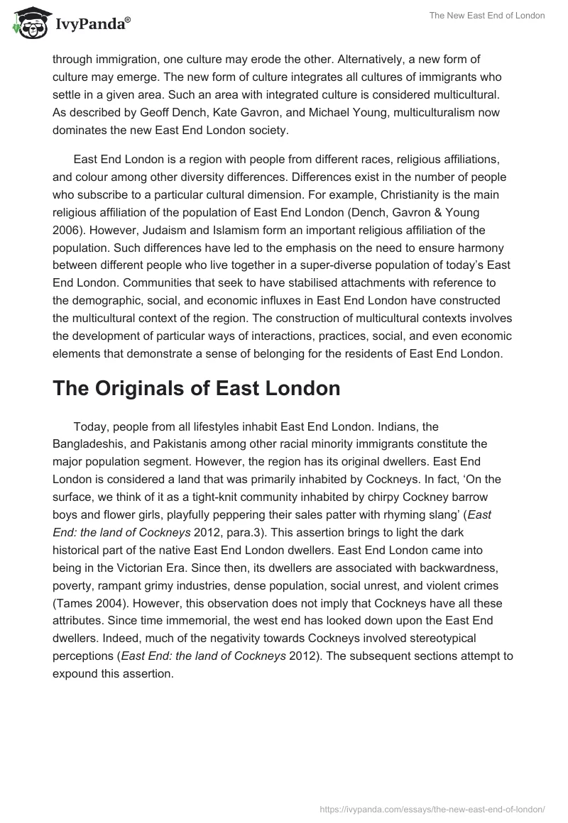 The New East End of London. Page 3