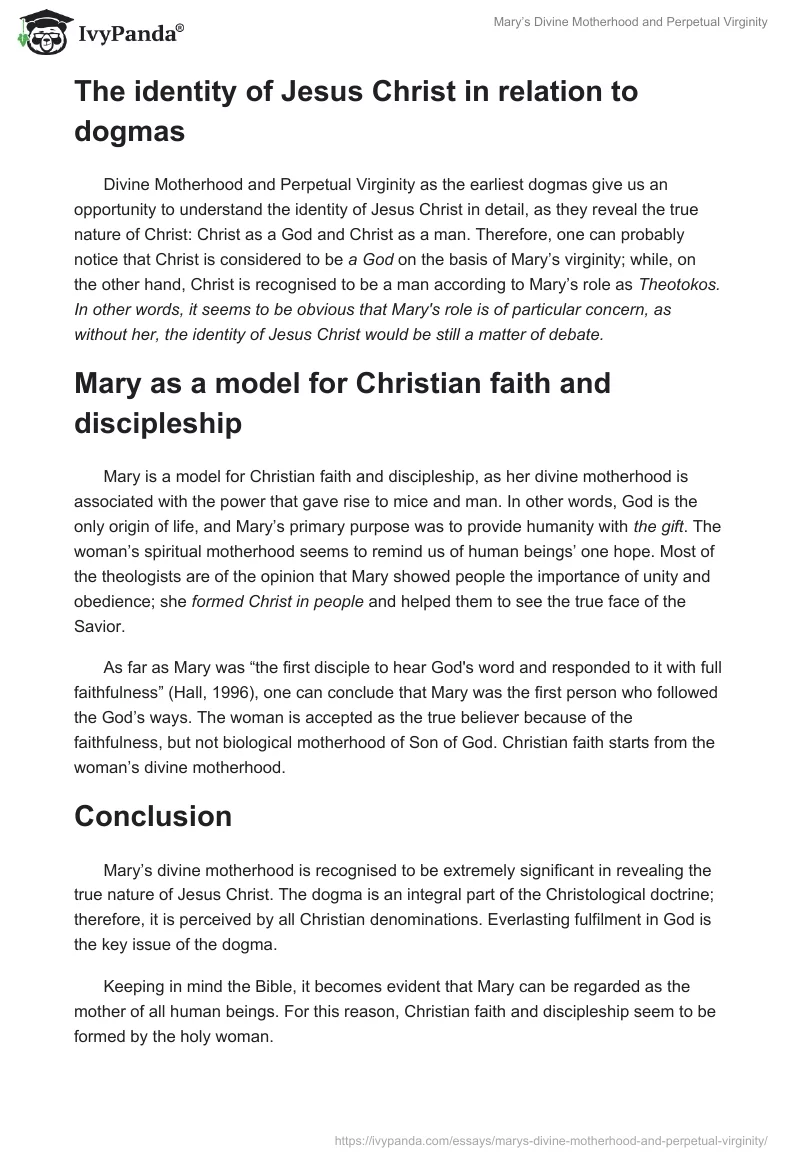 Mary’s Divine Motherhood and Perpetual Virginity. Page 2