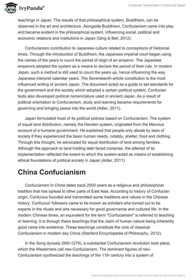 Confucian Tendencies in China and Japan. Page 2