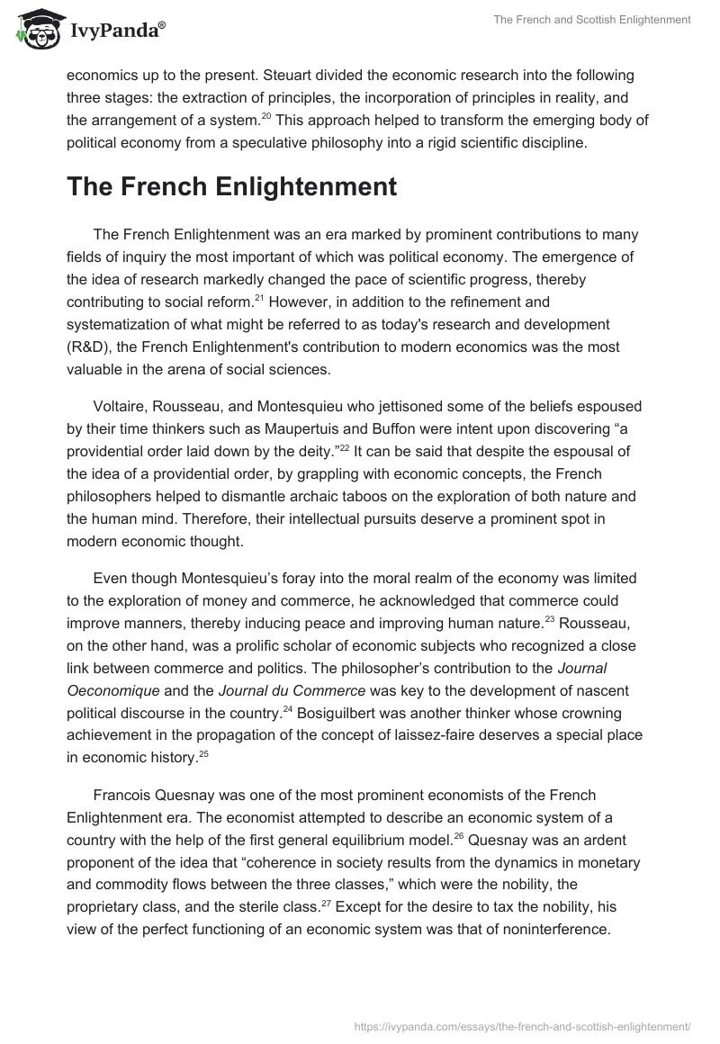 The French and Scottish Enlightenment. Page 4
