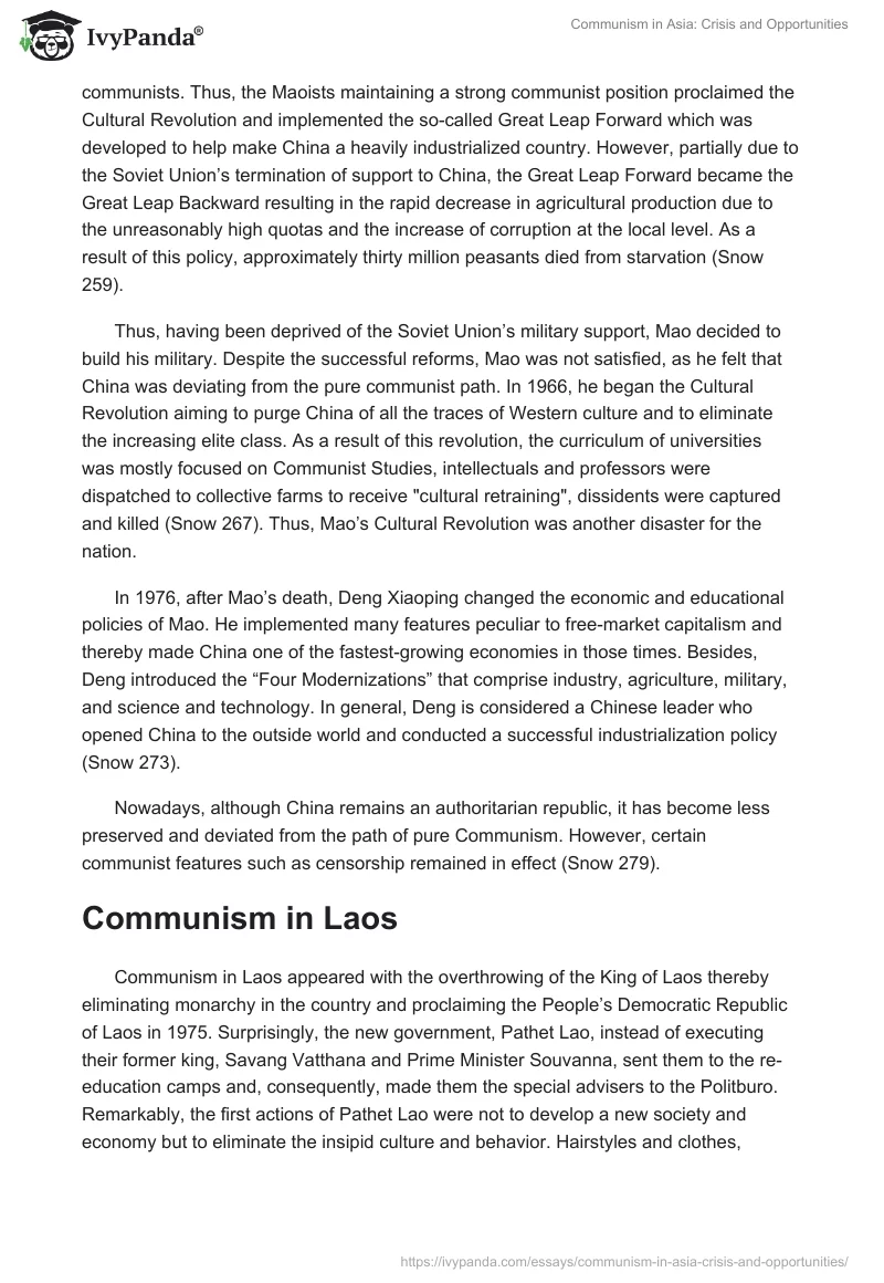 Communism in Asia: Crisis and Opportunities. Page 2