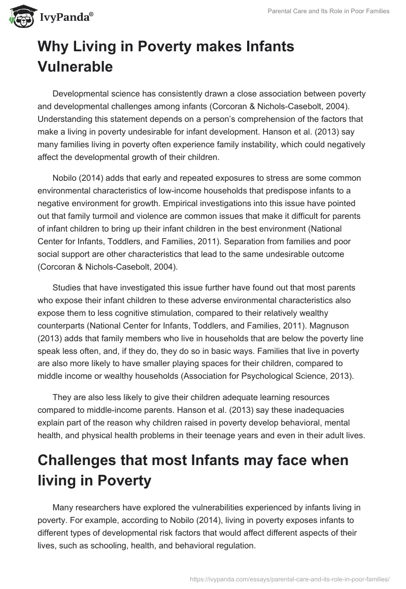 Parental Care and Its Role in Poor Families. Page 3