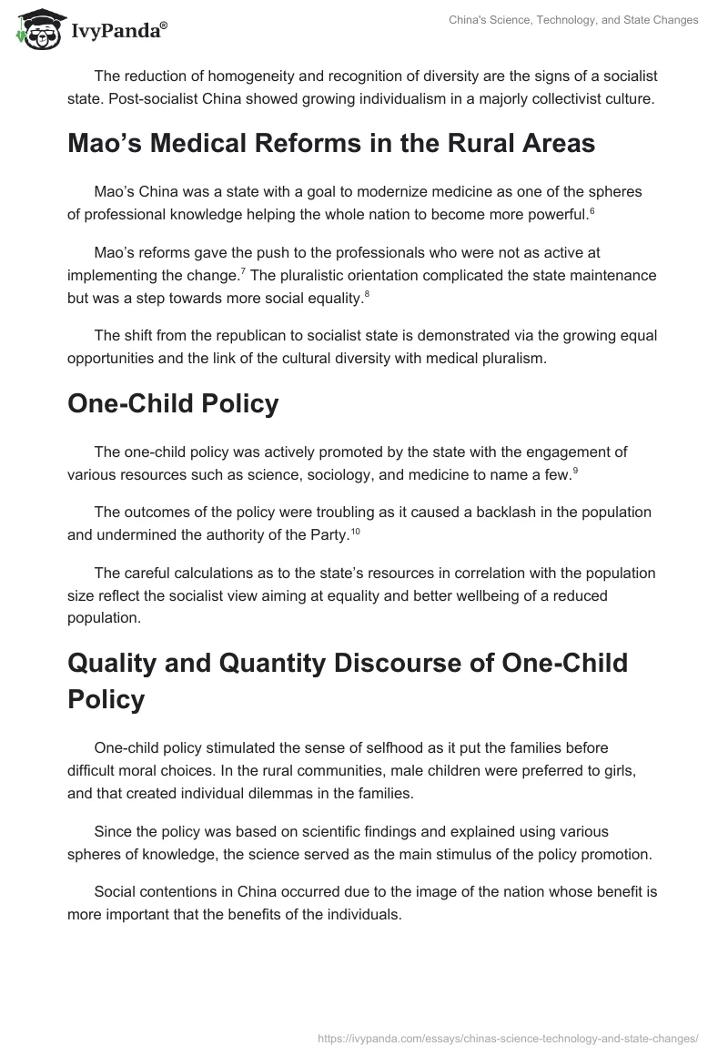 China's Science, Technology, and State Changes. Page 2