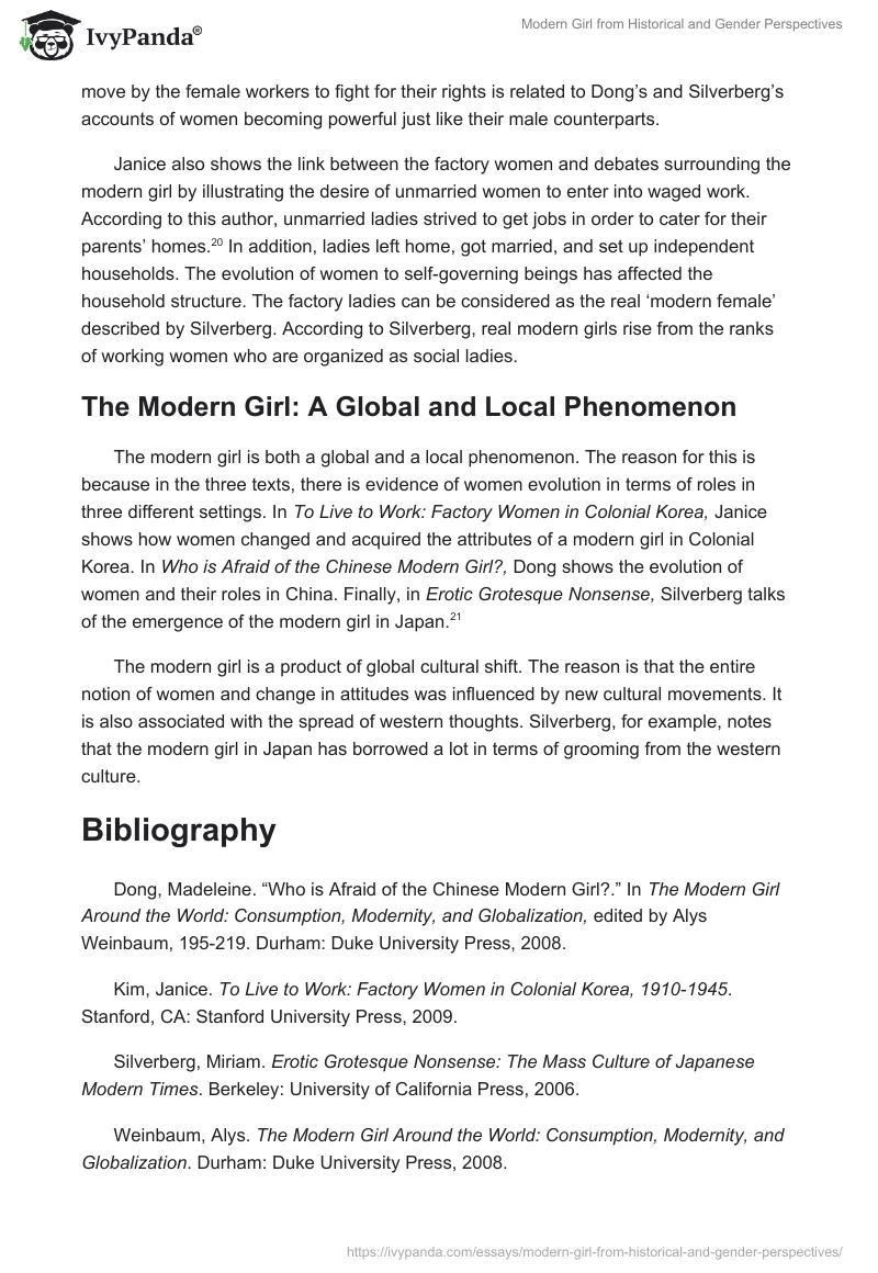 Modern Girl from Historical and Gender Perspectives. Page 4