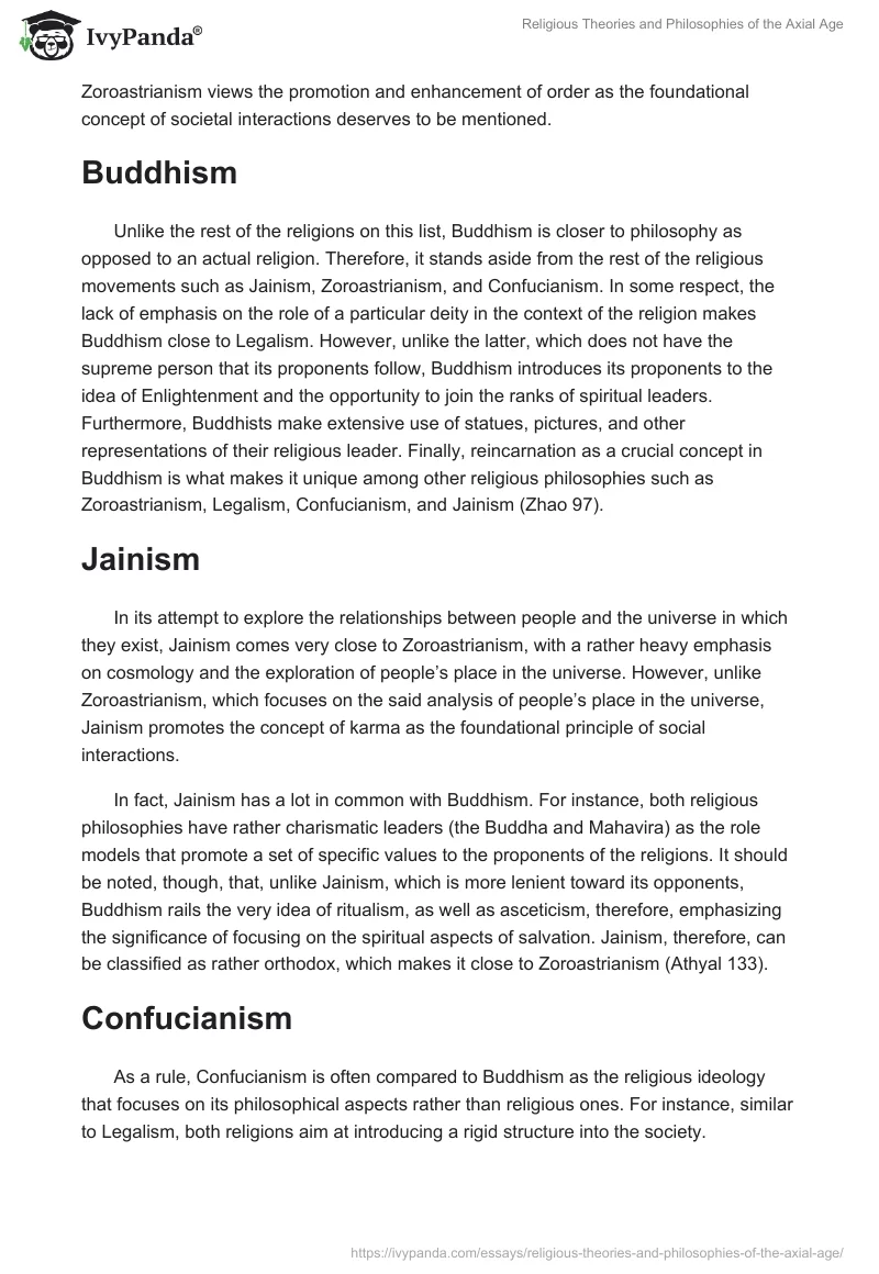 Religious Theories and Philosophies of the Axial Age. Page 2