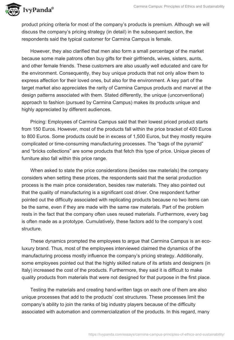Carmina Campus: Principles of Ethics and Sustainability. Page 5