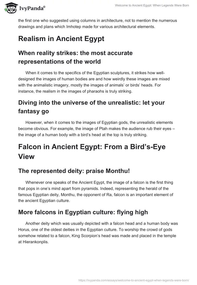 Welcome to Ancient Egypt: When Legends Were Born. Page 2