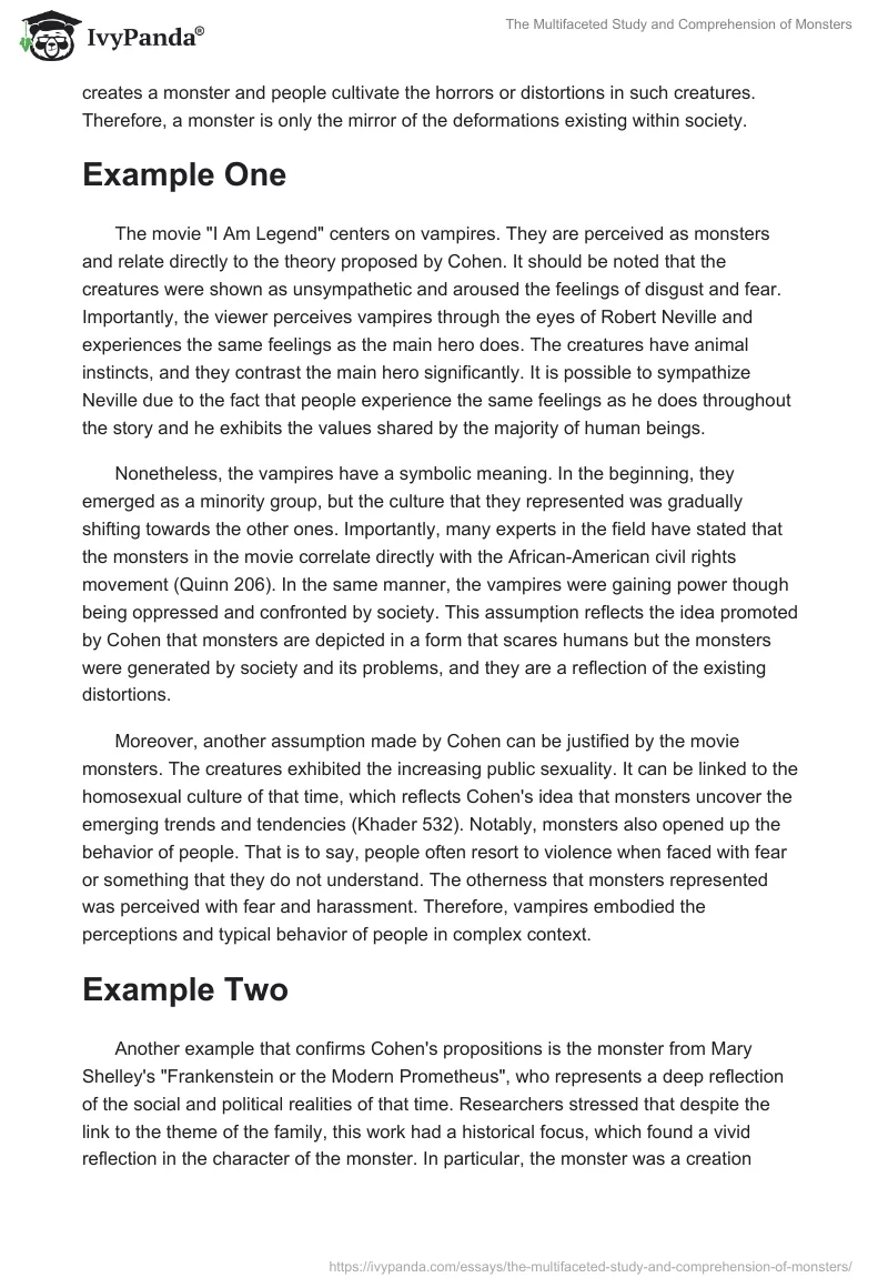 The Multifaceted Study and Comprehension of Monsters. Page 2