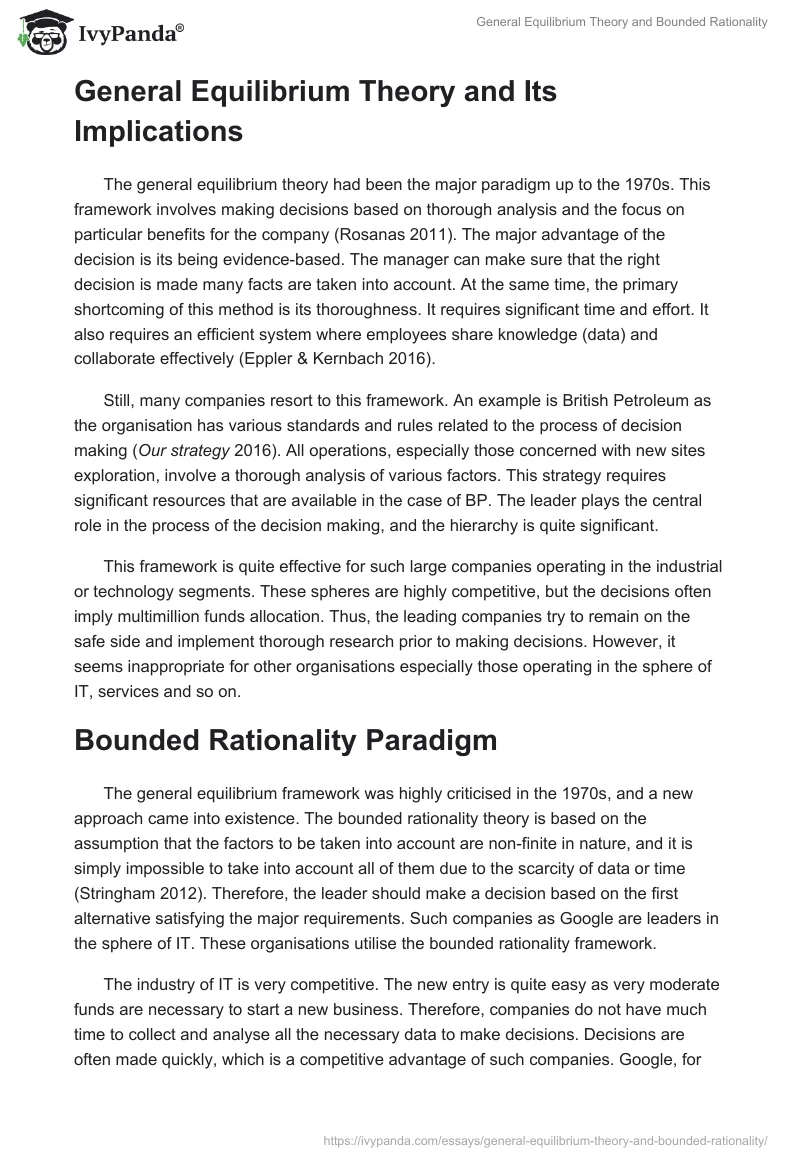 General Equilibrium Theory and Bounded Rationality. Page 2