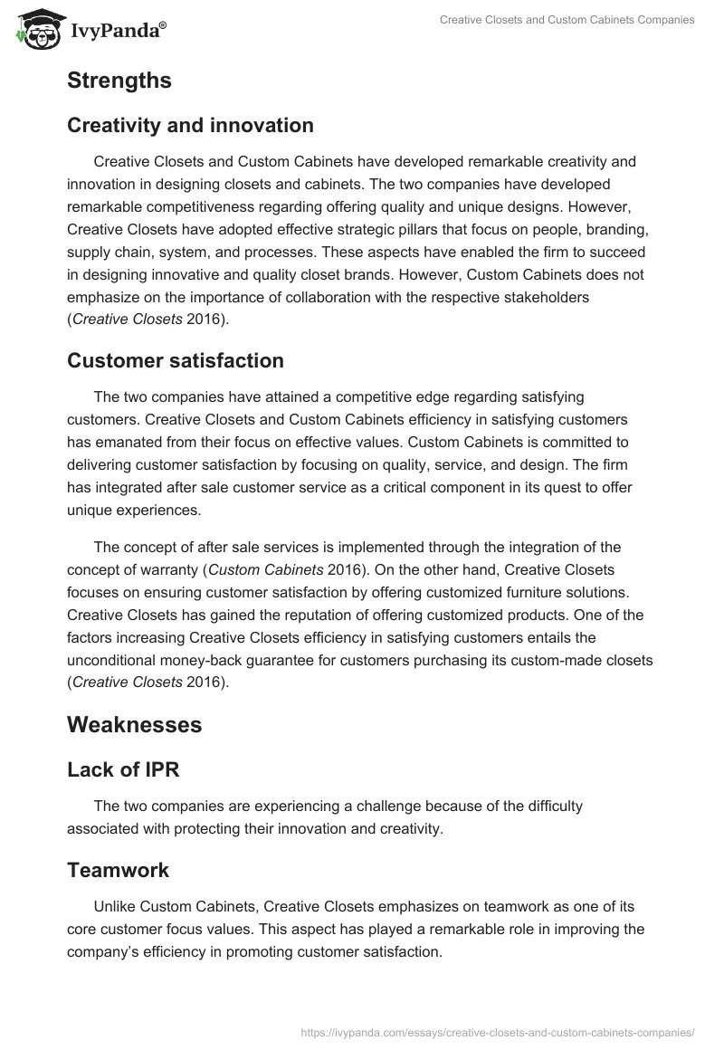 Creative Closets and Custom Cabinets Companies. Page 4