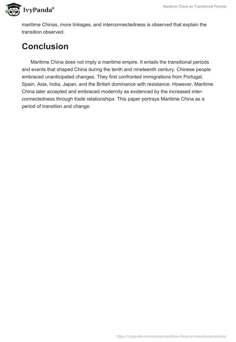 Maritime China as Transitional Periods. Page 3
