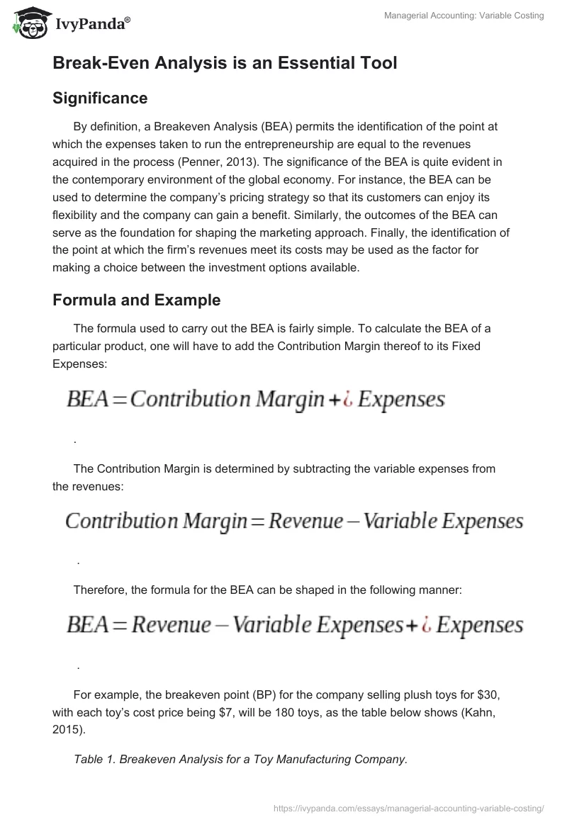 Managerial Accounting: Variable Costing. Page 4