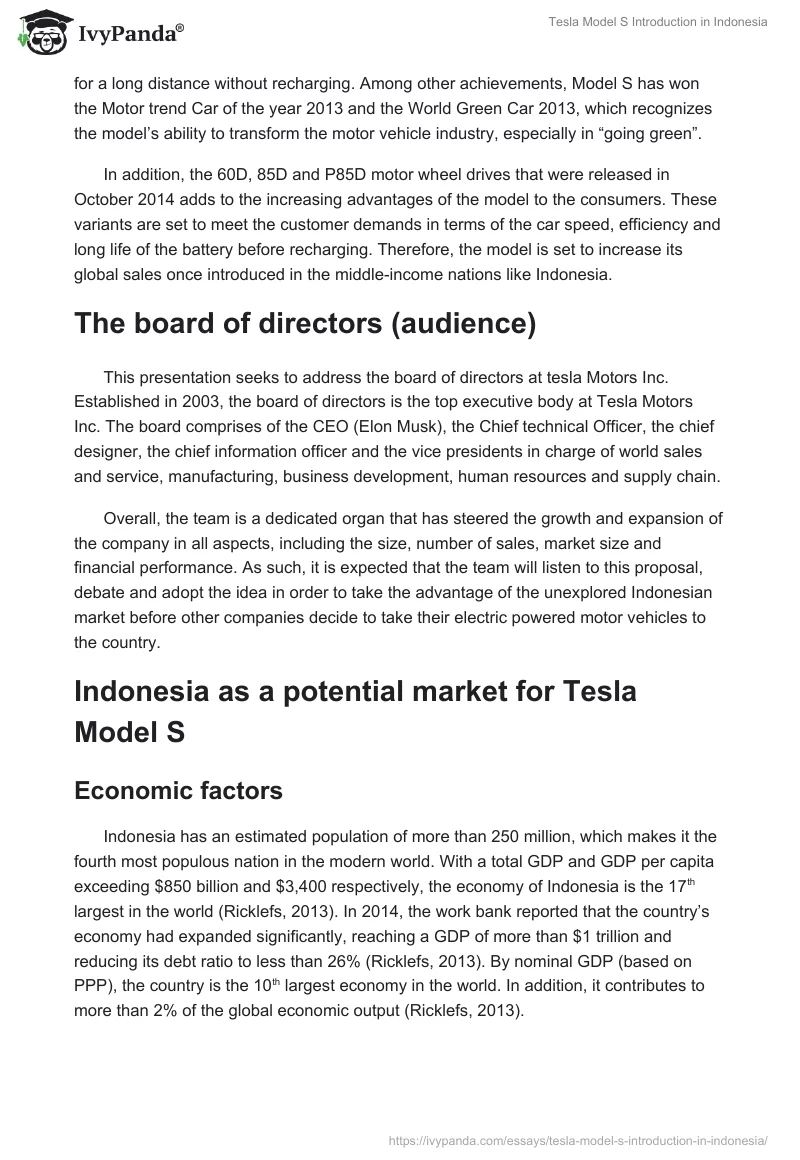 Tesla Model S Introduction in Indonesia. Page 2
