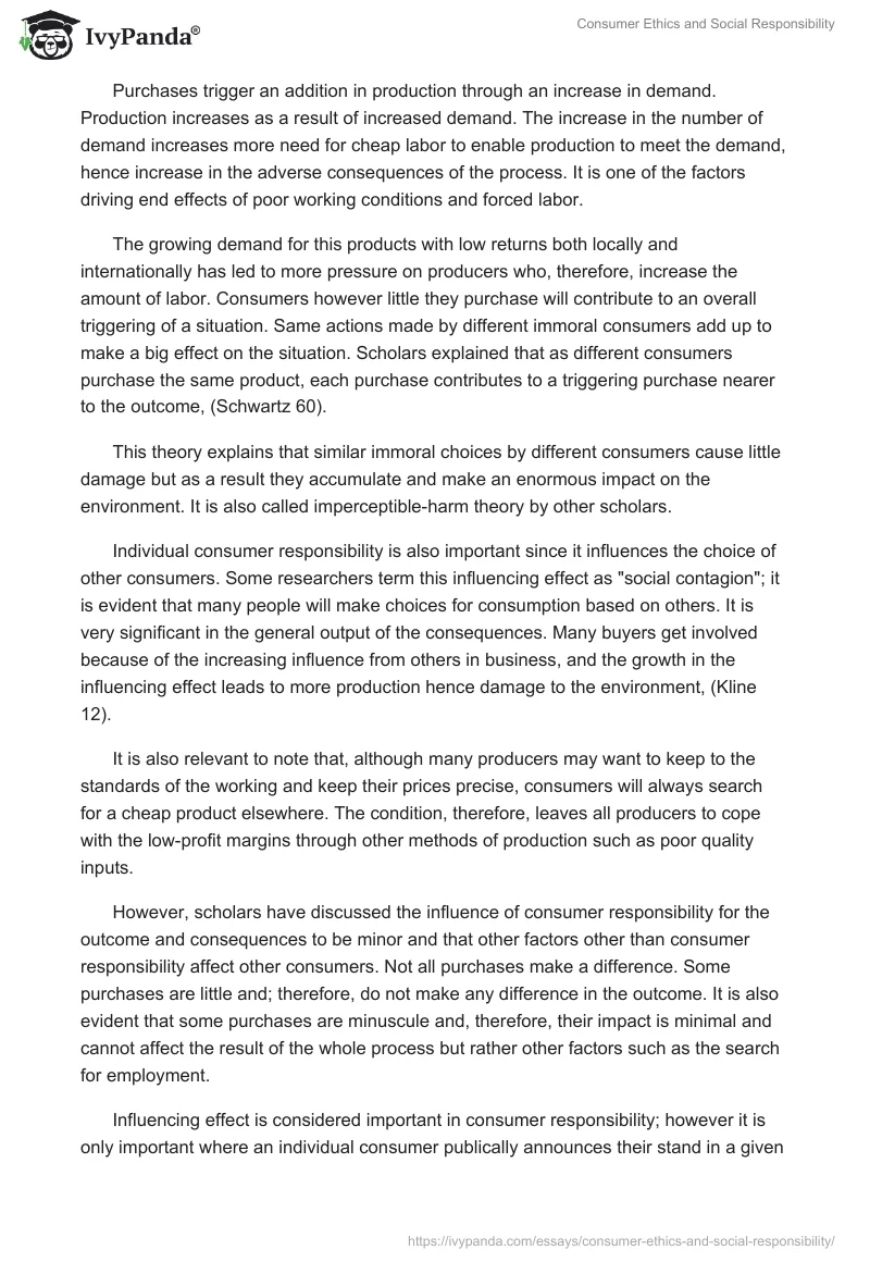 Consumer Ethics and Social Responsibility. Page 2