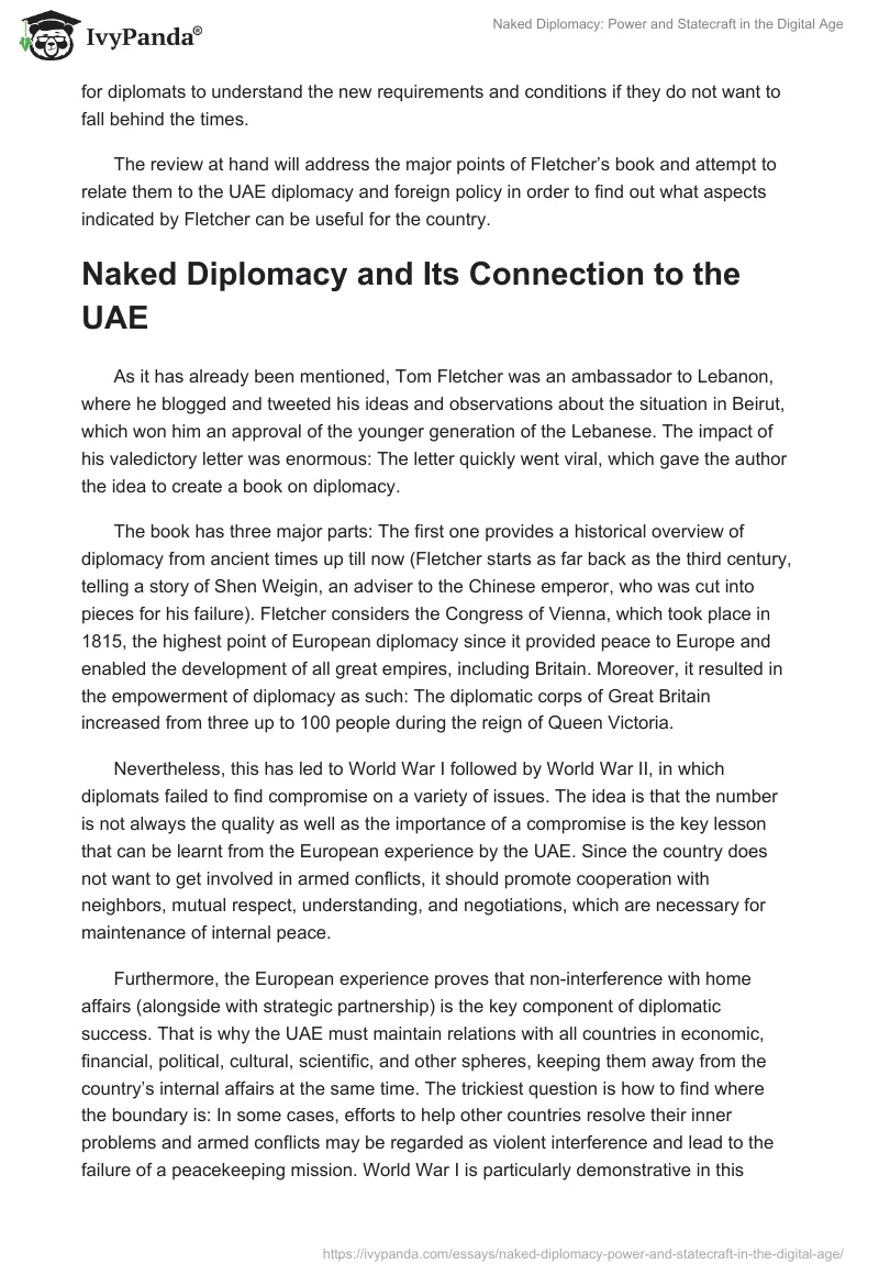 Naked Diplomacy: Power and Statecraft in the Digital Age. Page 2