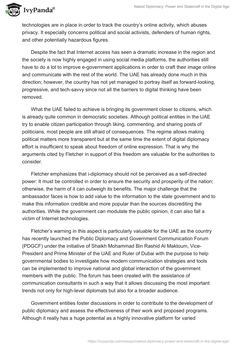 Naked Diplomacy: Power and Statecraft in the Digital Age. Page 4