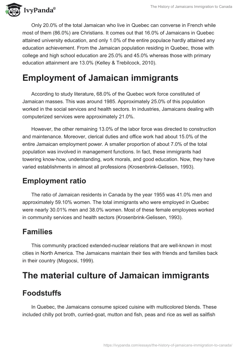 The History of Jamaicans Immigration to Canada. Page 5
