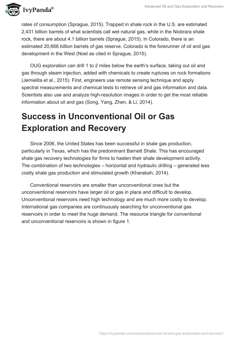 Advanced Oil and Gas Exploration and Recovery. Page 2