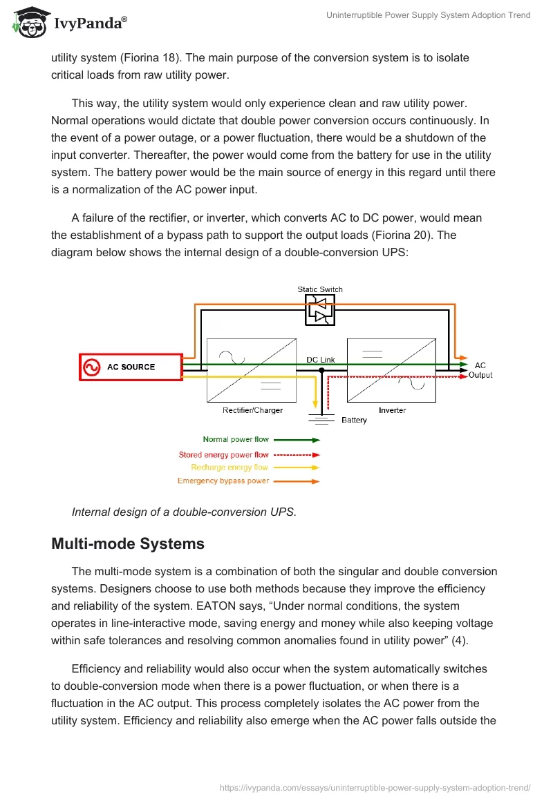Uninterruptible Power Supply System Adoption Trend. Page 4